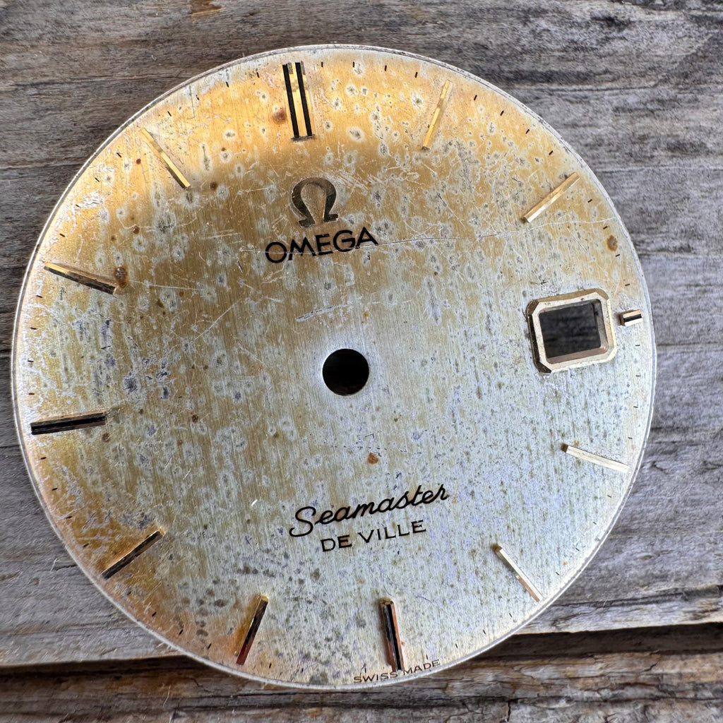 Lot of 6 x Vintage Omega Watch Dial – Genève / Seamaster / De Ville – Original Used Parts