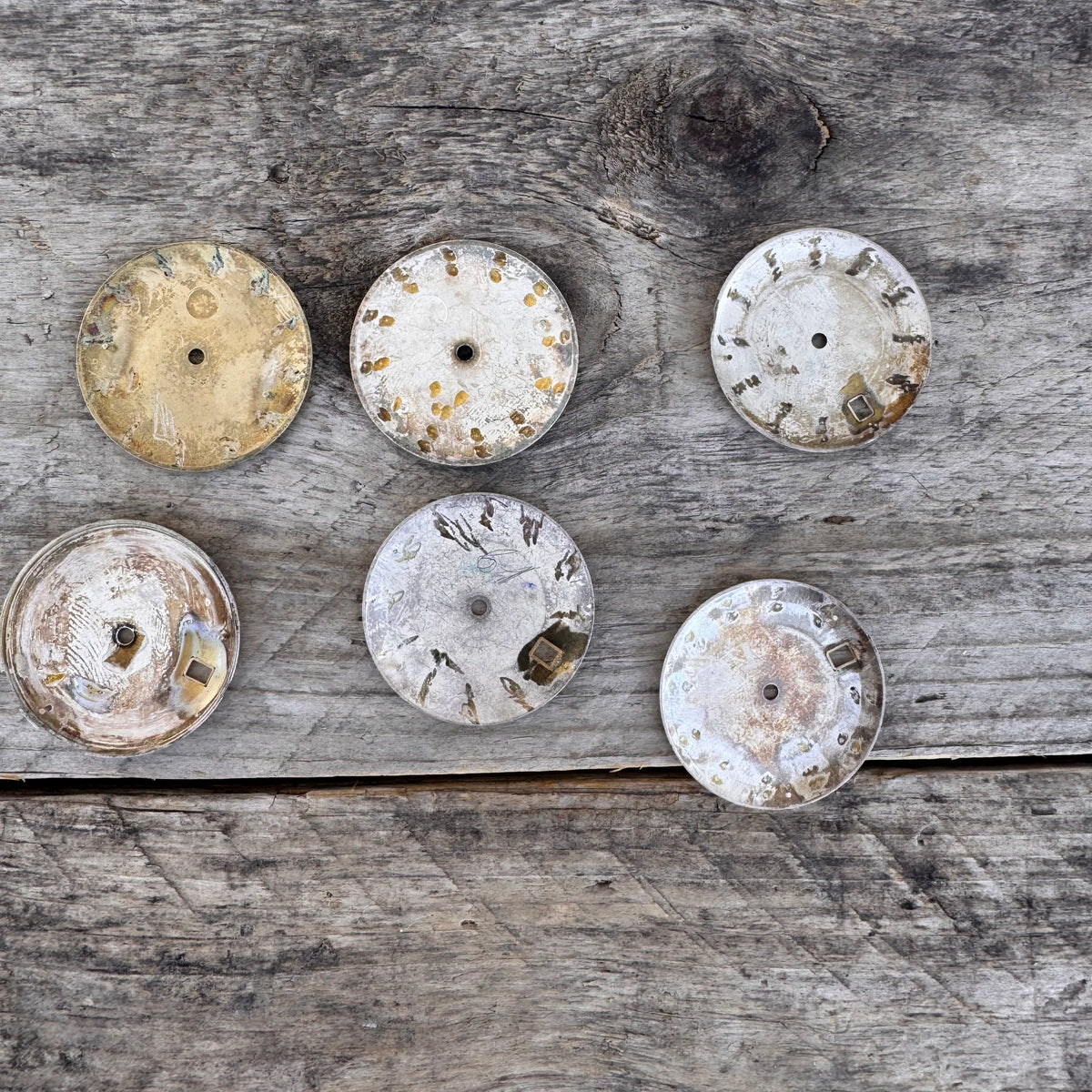 Lot of 6 x Vintage Omega Watch Dial – Genève / Seamaster / De Ville – Original Used Parts