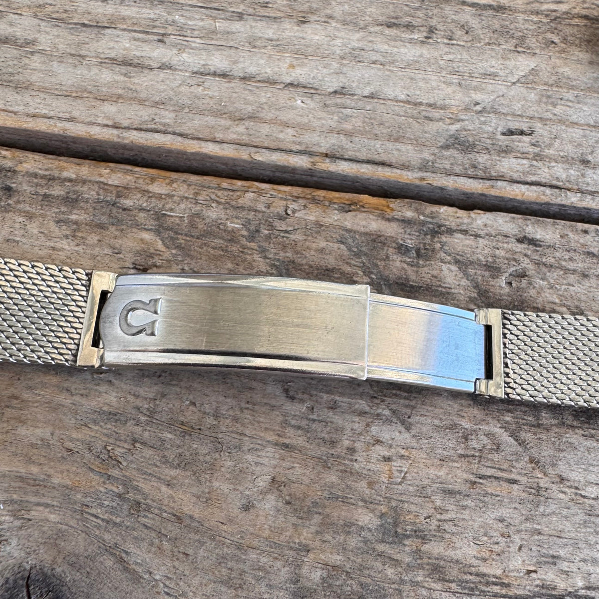 Omega 7001-3 Vintage Stainless Steel Mesh Watch Bracelet – 12 mm