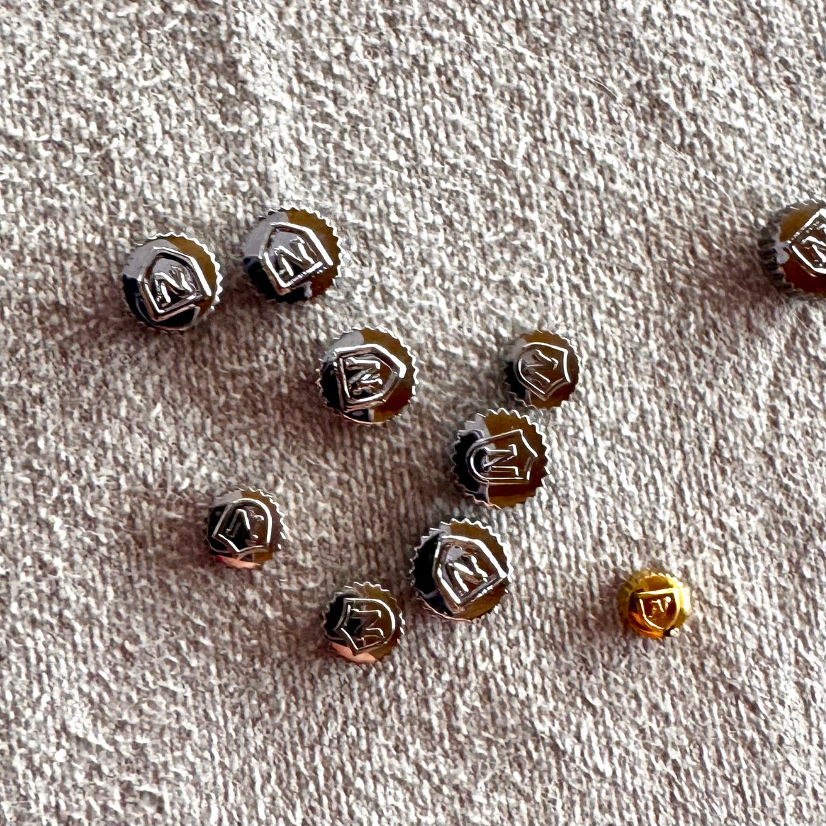 10 Vintage Nivada Watch Crowns NOS – 3.2mm / 4mm / 5mm – 0.9mm Thread