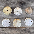 Lot of 6 x Vintage Omega Watch Dial – Genève / Seamaster / De Ville – Original Used Parts