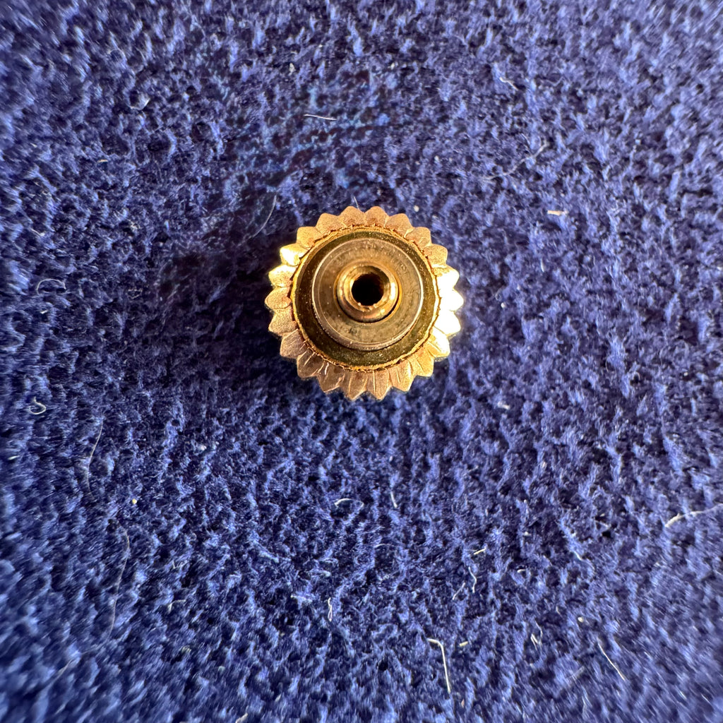 Vintage Movado Watch Crown 4.7mm – Gold Tone – 0.9mm Thread – Original Old Stock