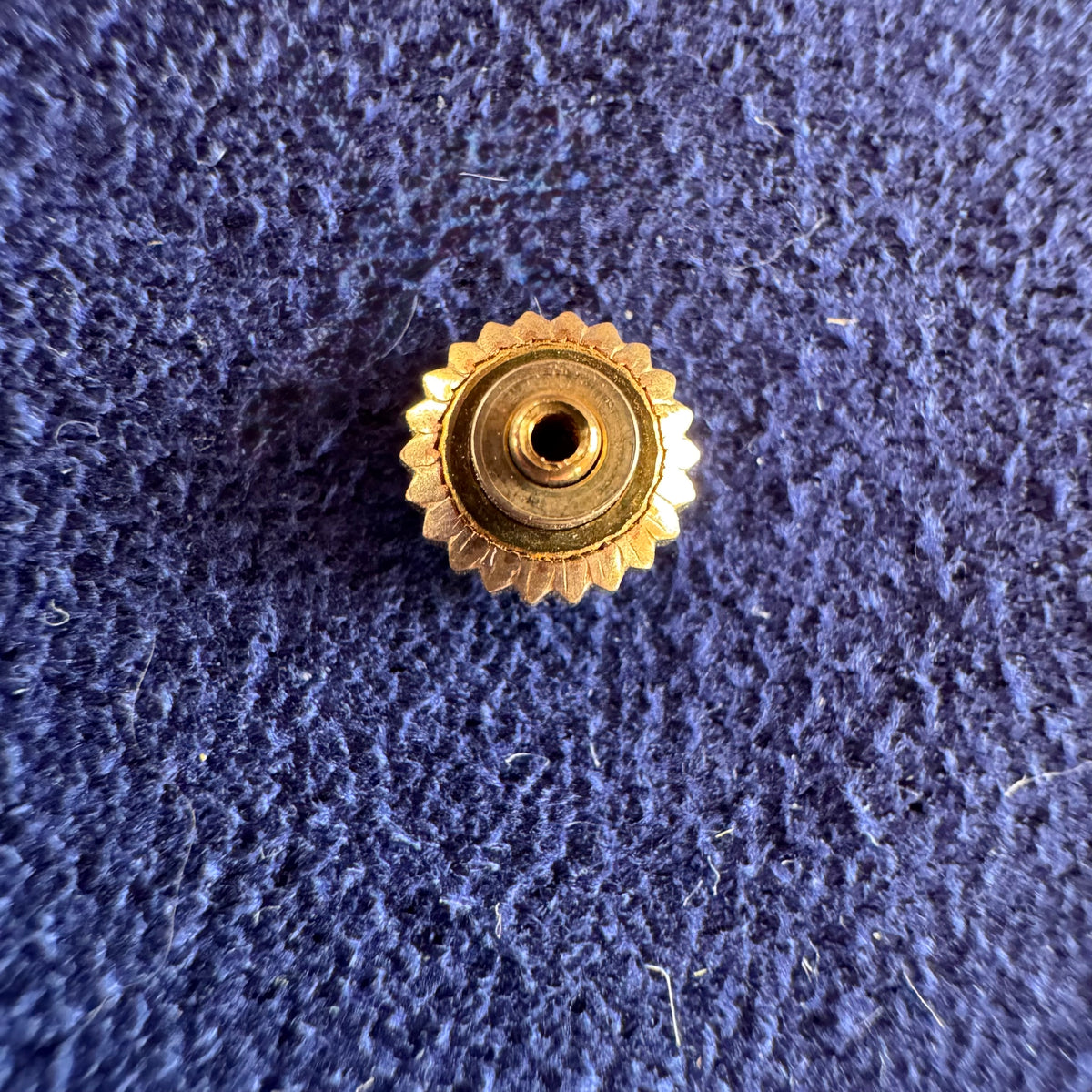 Vintage Movado Watch Crown 4.7mm – Gold Tone – 0.9mm Thread – Original Old Stock
