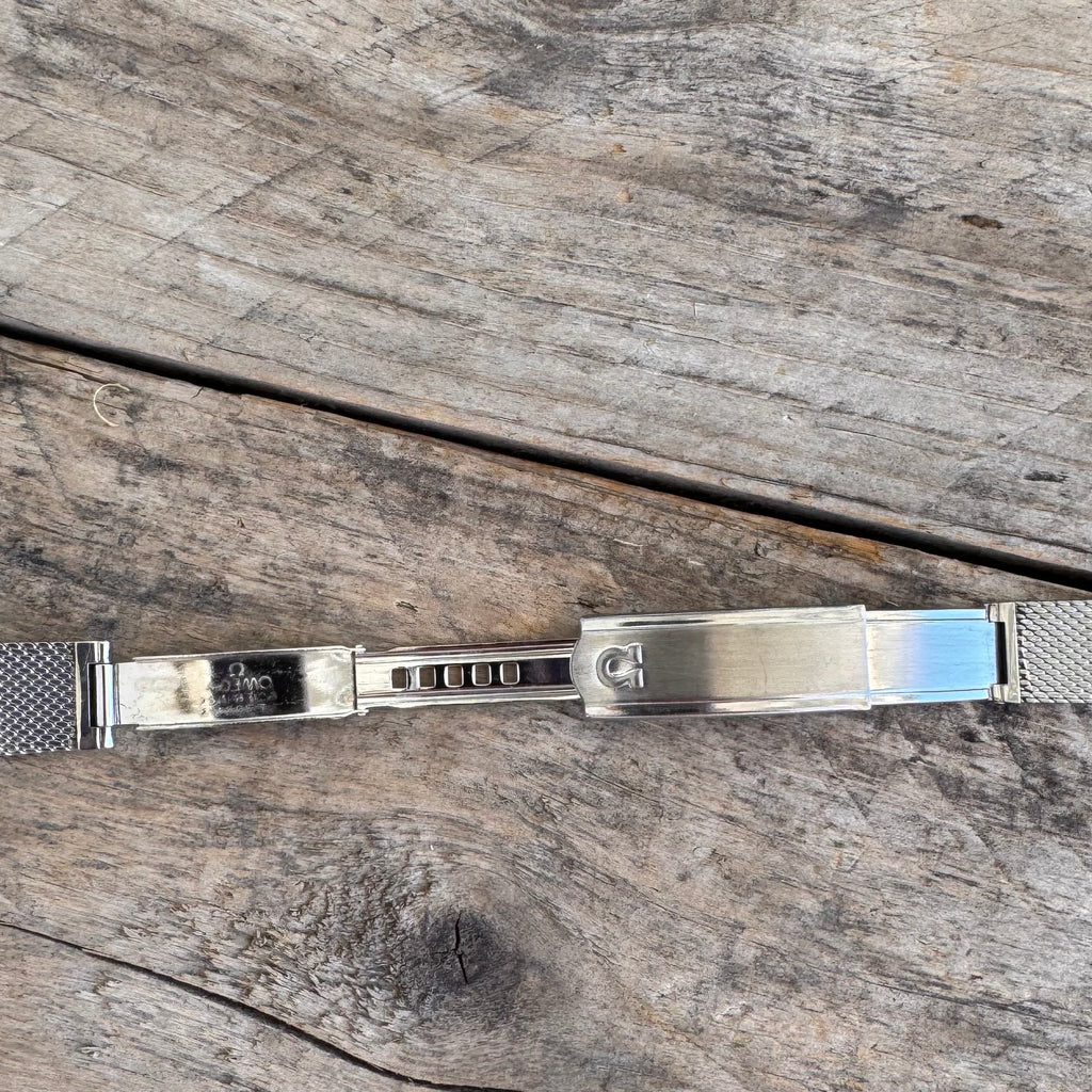 Omega 7001-3 Vintage Stainless Steel Mesh Watch Bracelet – 12 mm