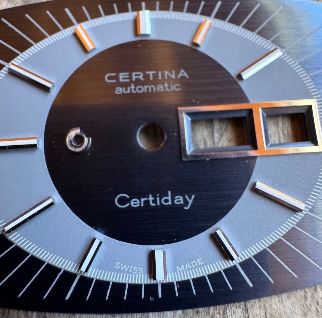Original Certina Certiday UFO Dial 31.5mm – Cal. 25-652 – 1970s